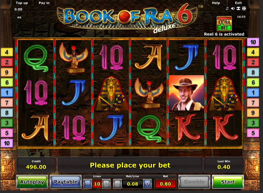 Символи слота Book of Ra Deluxe 6